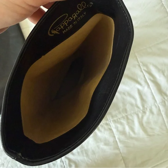 Papagallo Elegant Black Knee-High Women's Boots Size 6.5 - Picture 5 of 6